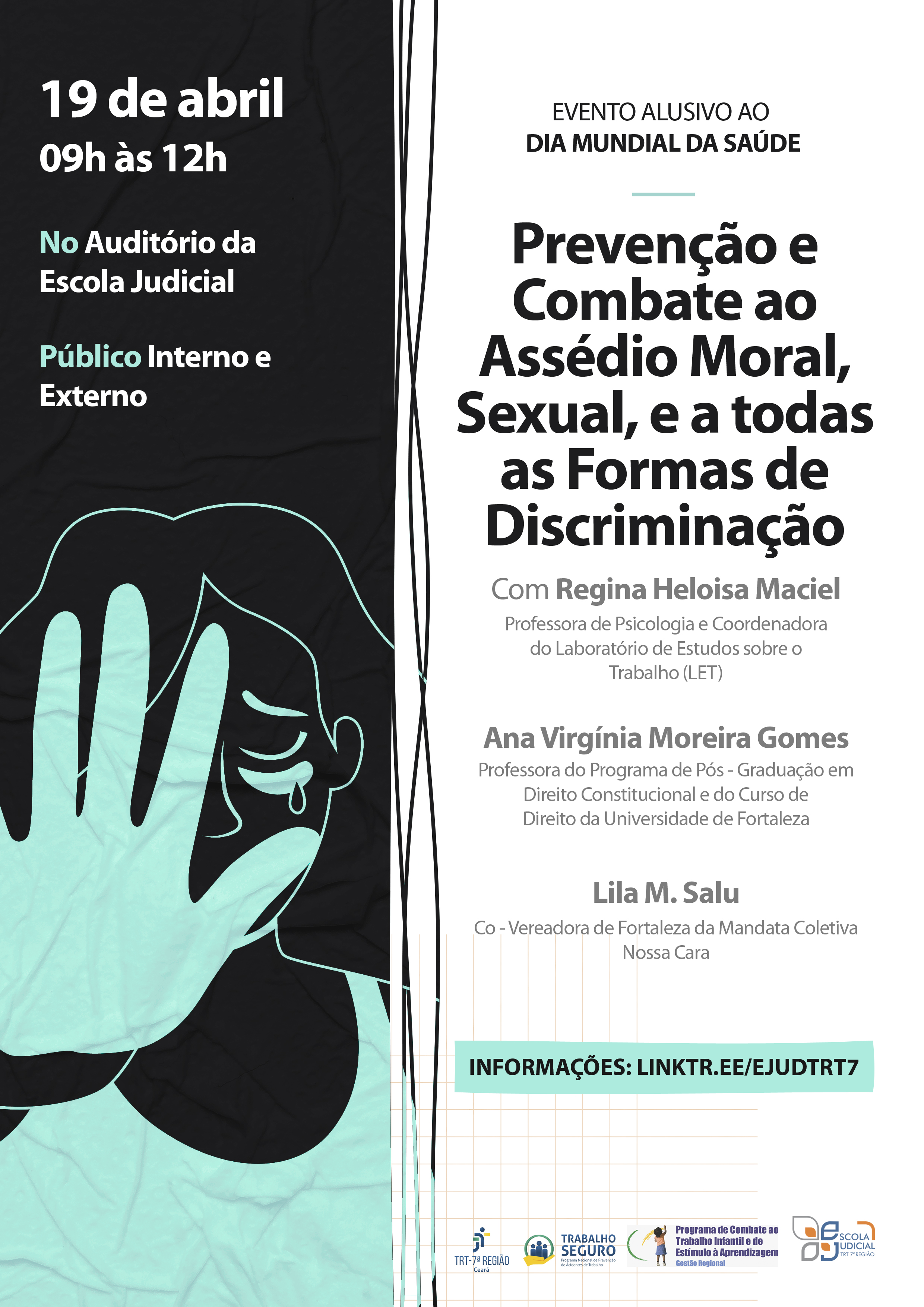 ilustração de mulher chorando com a mão estendida