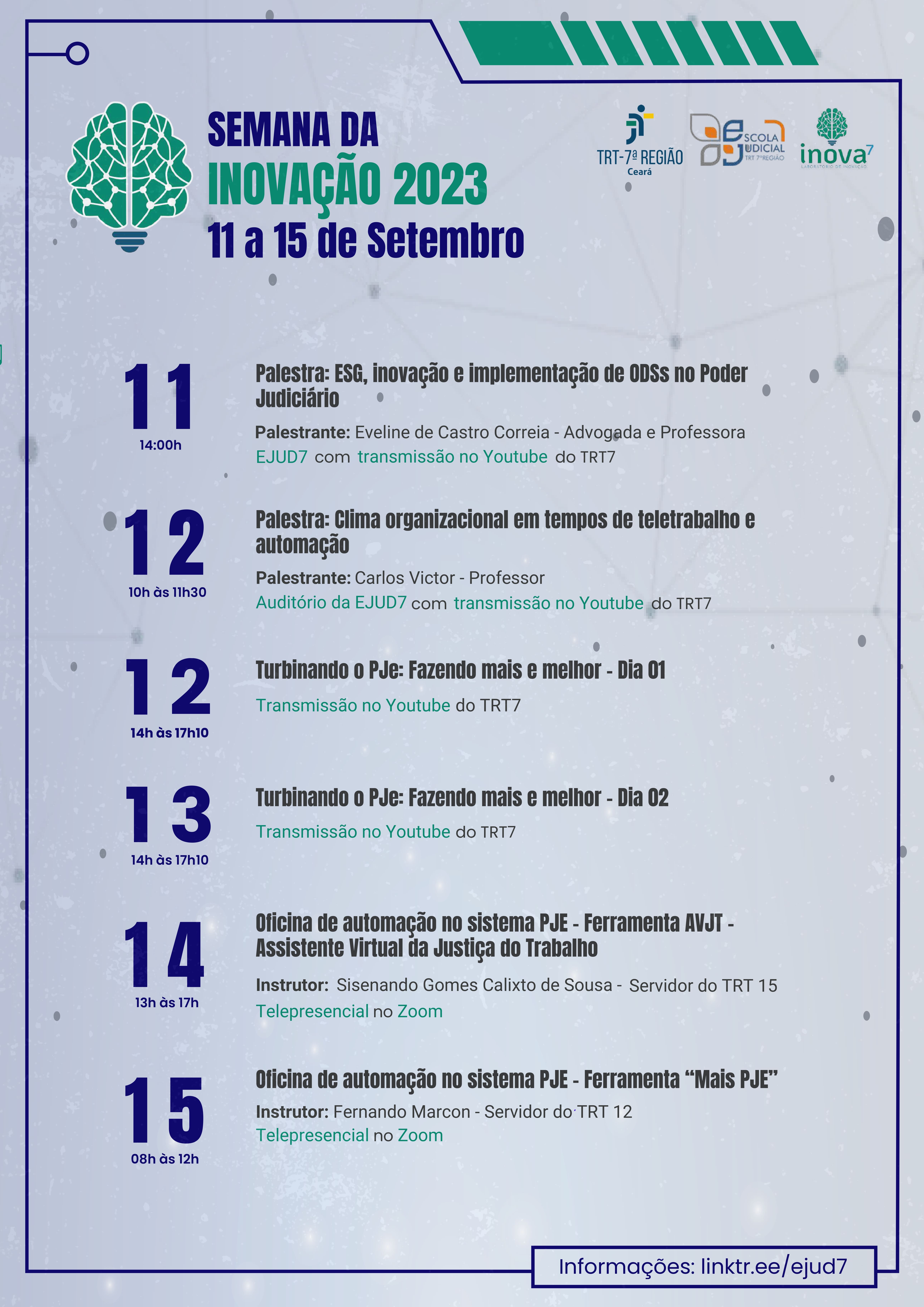 Programação Semana da Inovação