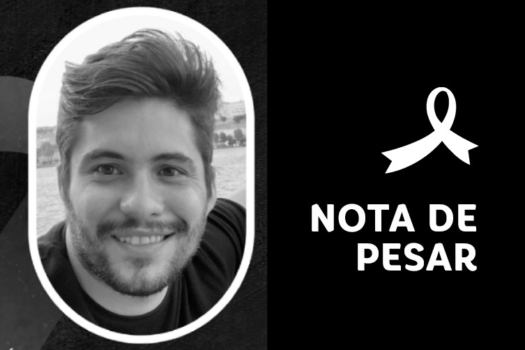 nota de pesar: foto do daniel em preto e branco