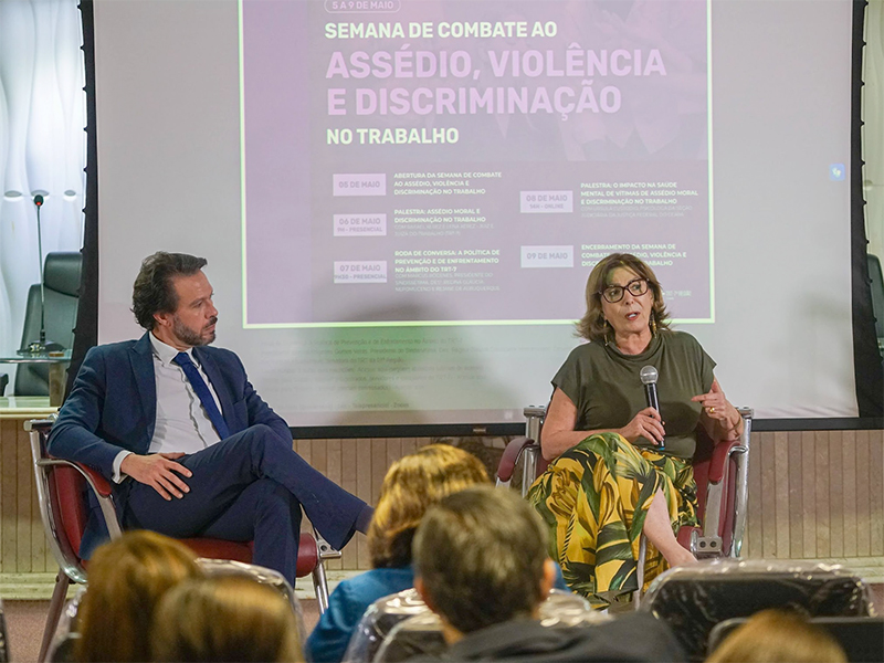 Assédio Moral e Discriminação no Trabalho é tema do 2º dia da Semana de Combate ao Assédio