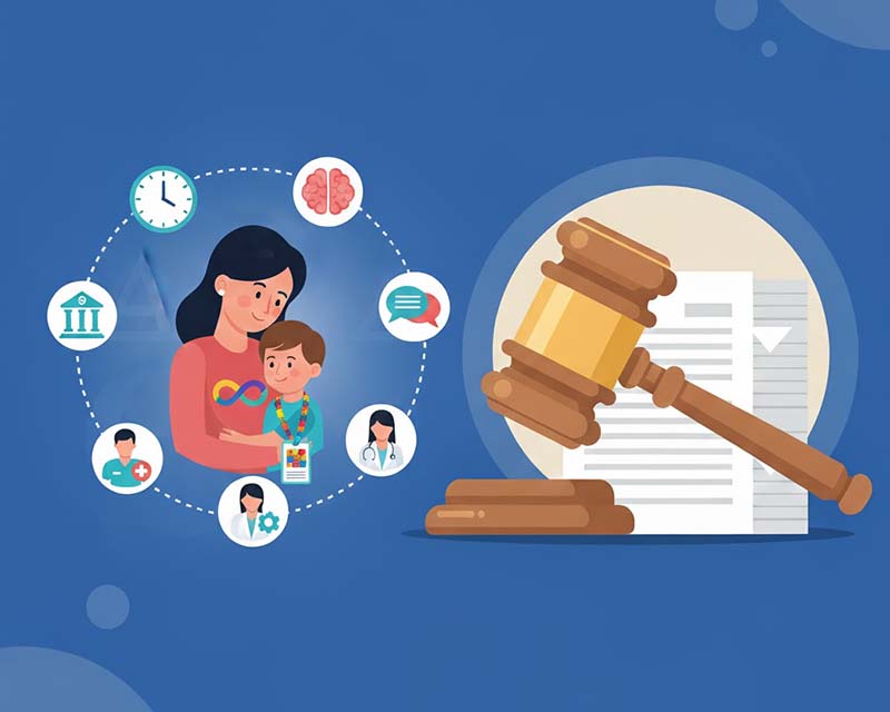 Decisão judicial garante redução de jornada para mãe bancária de filho com espectro autista