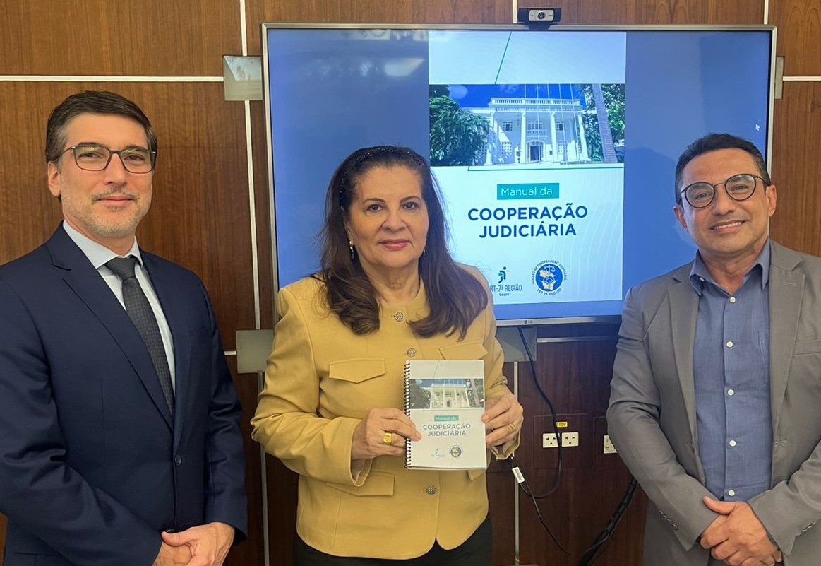 Lançamento do Manual da Cooperação Judiciária reforça práticas colaborativas no TRT-CE
