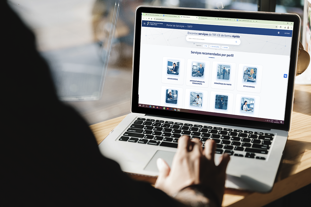 Portal de Serviços do TRT-CE recebe atualização mais moderna com foco na acessibilidade