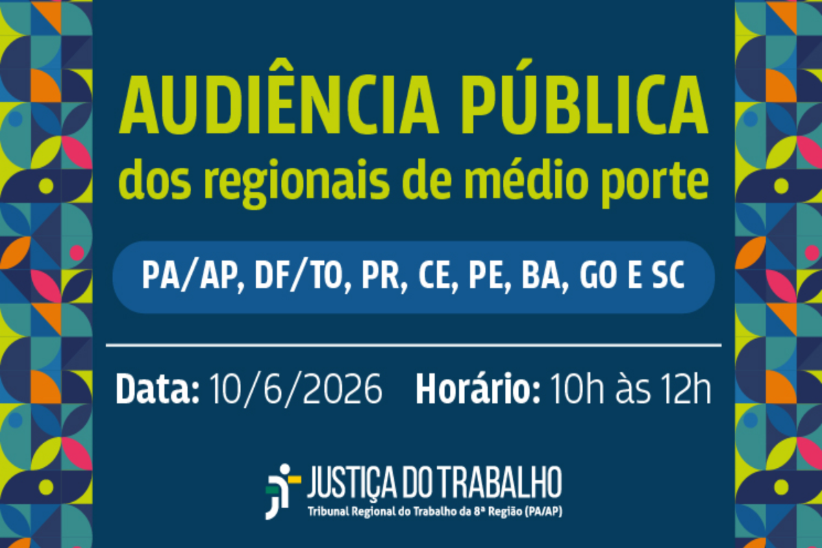 Metas nacionais da Justiça do Trabalho: consulta pública se encerra na próxima sexta (5)