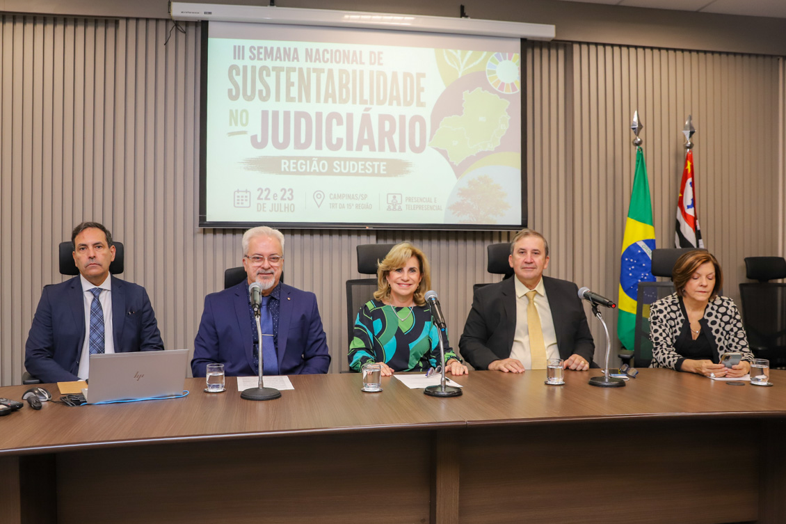 Des. Paulo Régis participou da III Semana Nacional de Sustentabilidade no Judiciário