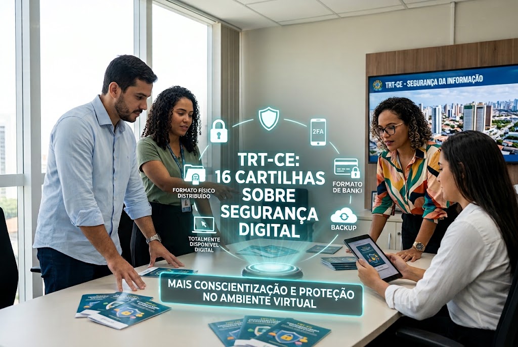 TRT-CE disponibiliza em formato digital 16 cartilhas sobre segurança no ambiente virtual