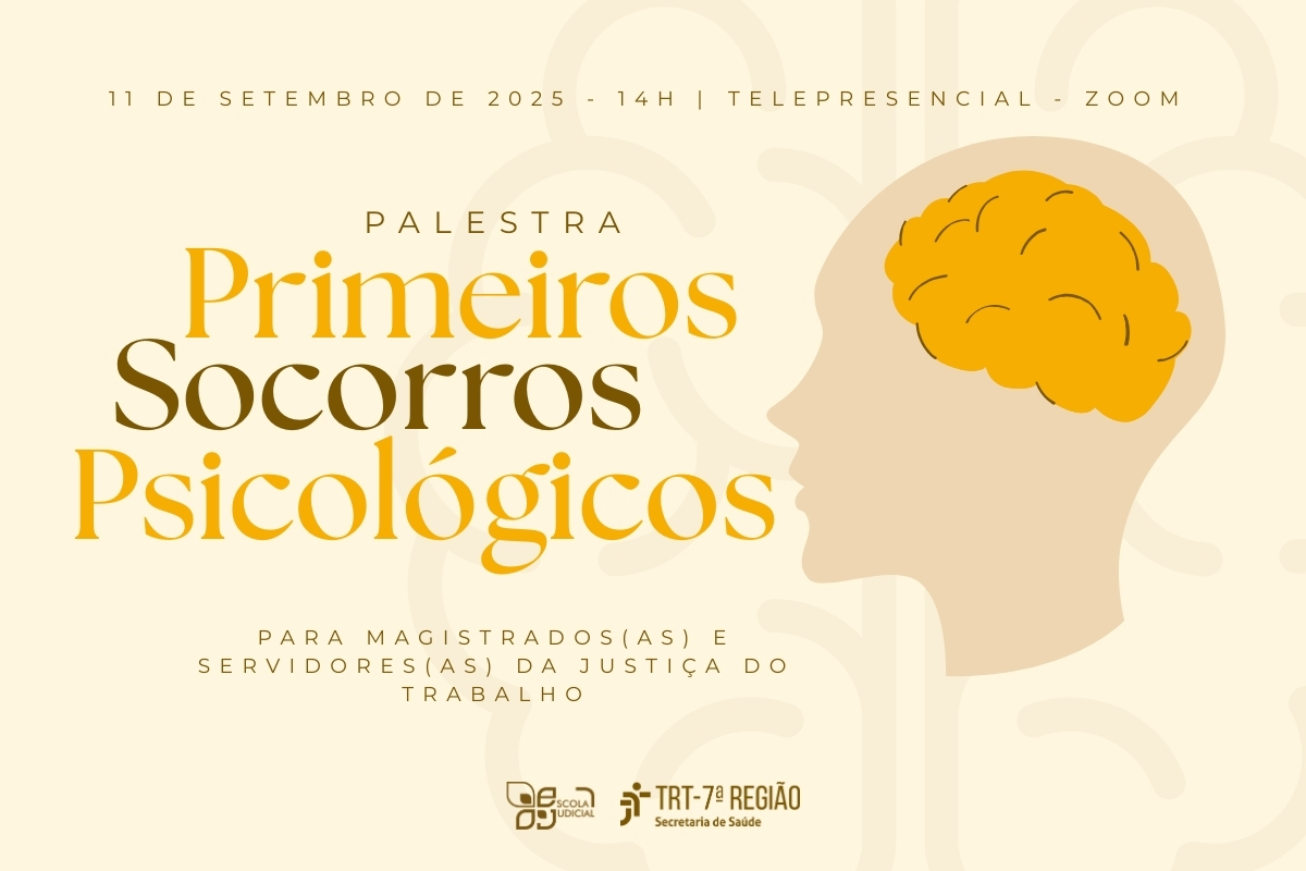 “Primeiros Socorros Psicológicos” - Setembro amarelo