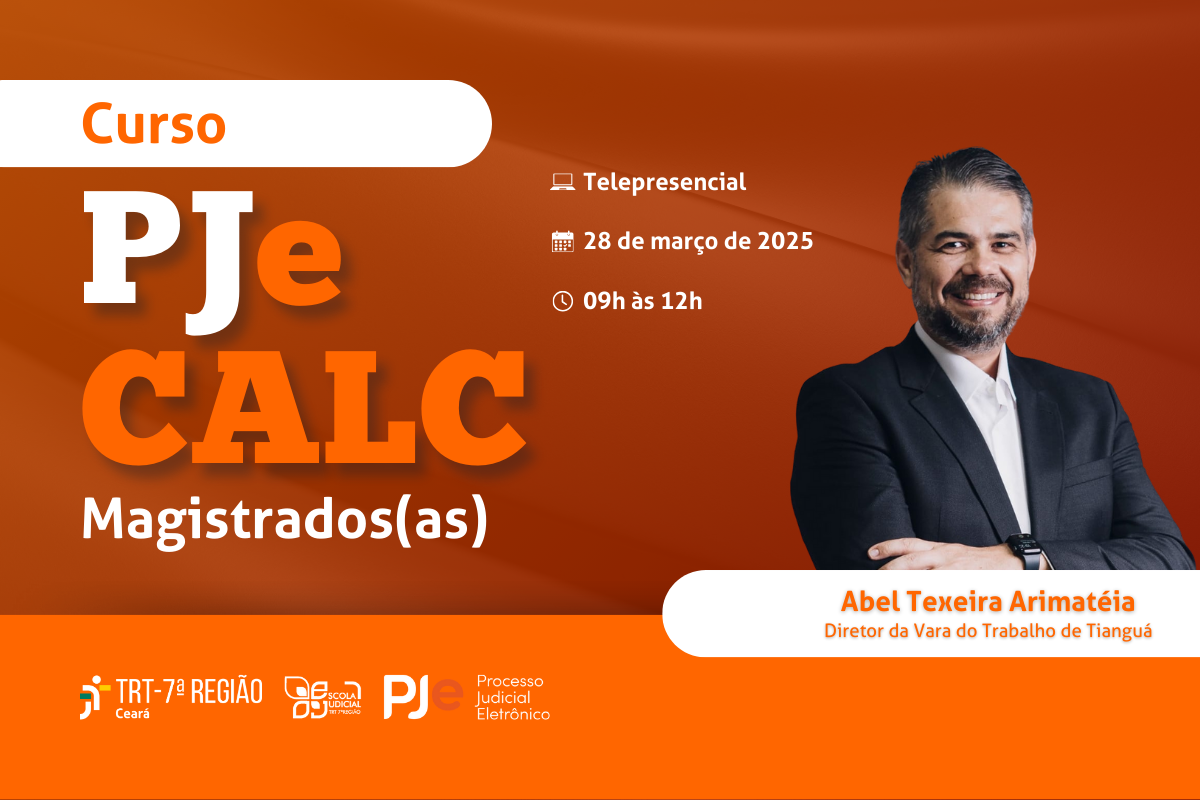 Curso: Sistema PJe-Calc - Módulo Magistrados(as)