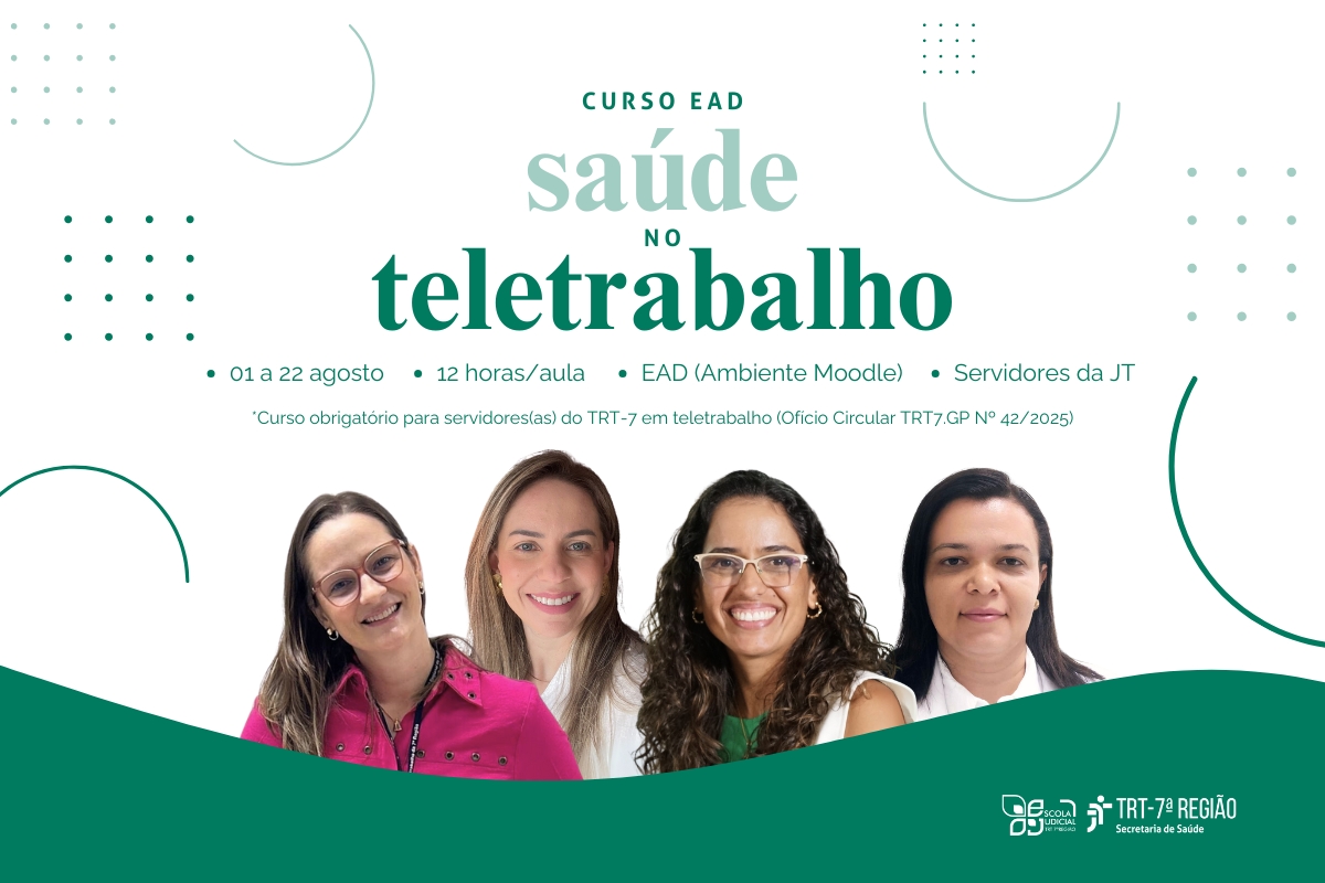 Curso EaD: Saúde no Teletrabalho - Turma 2