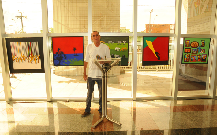 A exposição do artista plástico Jô Fernandes abriu a programação da Agenda 7 de Cultura em 2011
