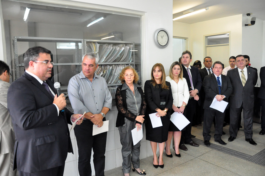 O advogado Fábio Timbó representou a presidência da OAB/CE