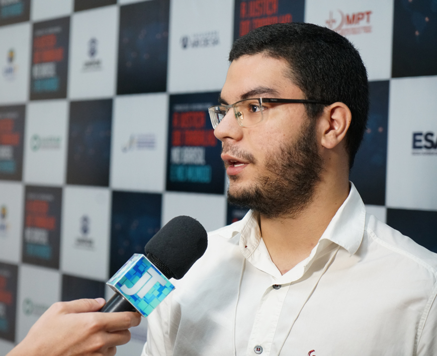 O estudante Kaio chamou a atenção para a cultura do trabalho no Japão