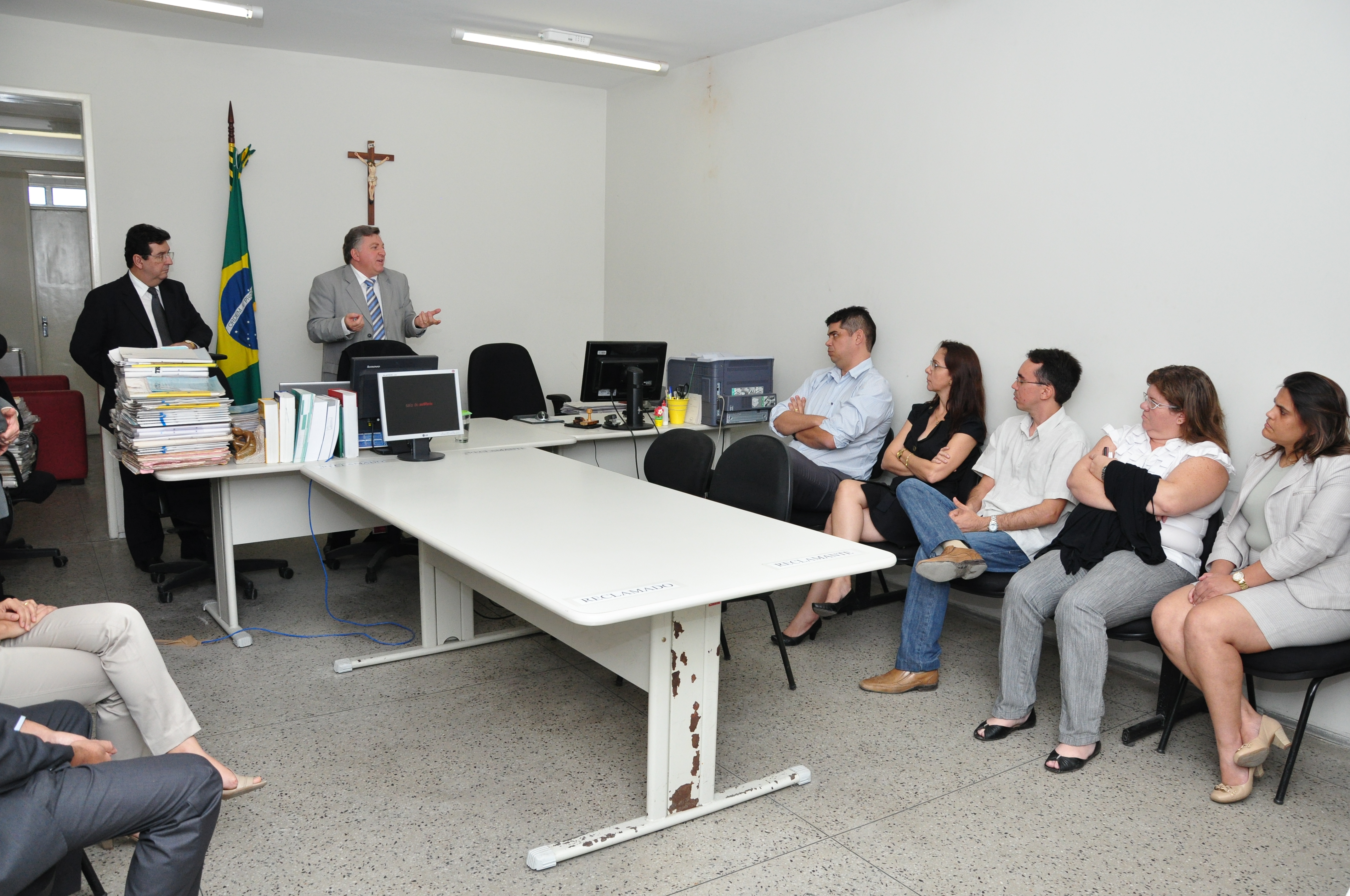 Ministro Dalazen em visita à Vara do Trabalho de Caucaia